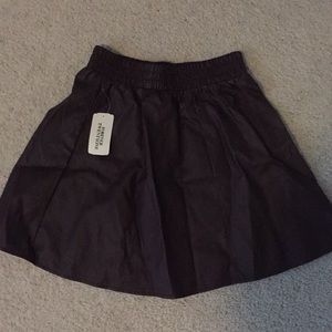Faux Leather Skirt